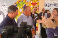 JUAN CARLOS JUAREZ VOTÓ EN EL BARRIO EL QUINTO