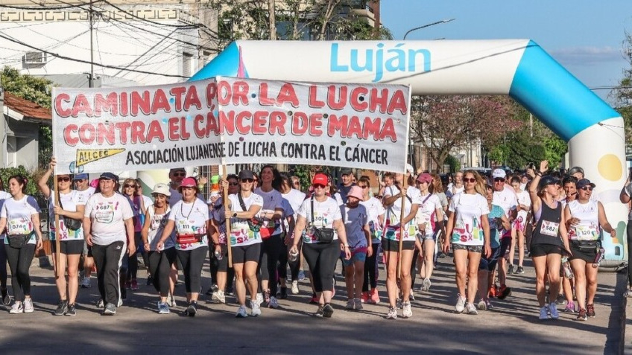 Luján: Se realizará la tradicional caminata “Prevenir es vivir” por la Concientización del Cáncer de Mama
