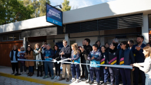 Se inauguraron los sanitarios del Polideportivo Municipal