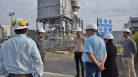 Autoridades municipales recorrieron las instalaciones de la Central Eléctrica II “Araucaria Energy”