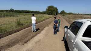 San Andrés de Giles: Siguen las mejoras en caminos rurales
