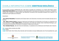 CHARLA INFORMATIVA SOBRE IDENTIDAD BIOLÓGICA