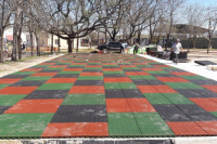 Avanza la construcción de nueva plaza en terminal de ómnibus