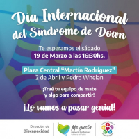 Celebrarán el Día Internacional del Síndrome de Down en la Plaza Central