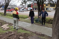 GENERAL RODRIGUEZ: AVANZA LA OBRA DEL “PASEO DE LOS PIONEROS”