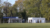 Renovación de la cancha principal de fútbol del Parque de San Andrés de Giles
