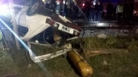 ACCIDENTE FERROVIARIO EN GENERAL RODRIGUEZ CON UN MUERTO Y DOS HERIDOS DE GRAVEDAD