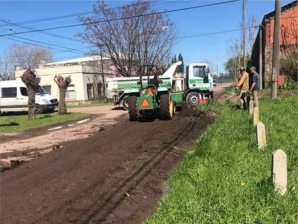 TRABAJOS PARA MEJORAR EL ESCURRIMIENTO DE AGUAS EN PUEBLO NUEVO