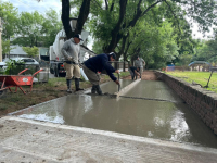 Suipacha: Siguen adelante las obras de Plaza Brown