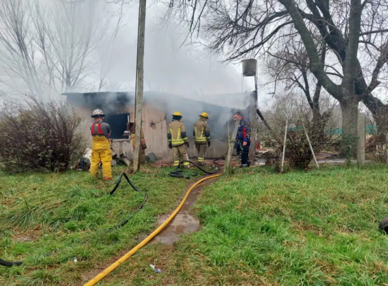 Pérdidas totales en un incendio en Olivera