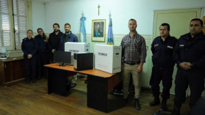 Mercedes: La Secretaría de Seguridad entregó computadoras a la Policía Comunal