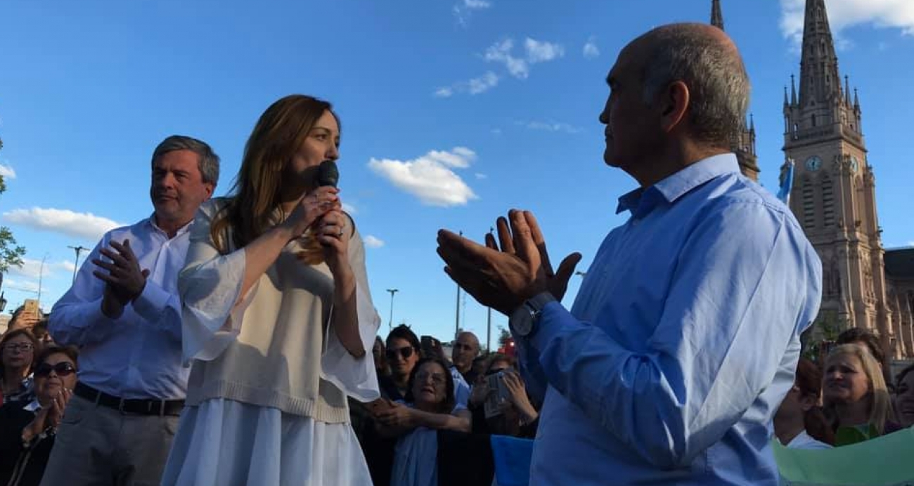 MARIA EUGENIA VIDAL ESTUVO EN LUJÁN