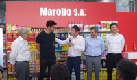 AXEL KICILLOF VISITÓ GENERAL RODRIGUEZ PARA LA INAUGURACIÓN DE MAROLIO