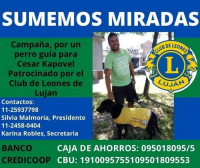 &quot;Sumemos Miradas&quot;, la campaña solidaria del Club Leones Luján