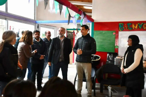 General Rodríguez: El intendente Mauro García visitó el inicio de los nuevos cursos de formación profesional en Casa Joven