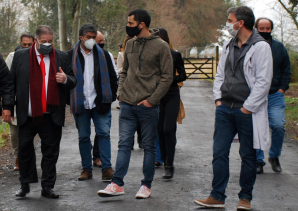 Nuevo termociclador para COVID - 19: Mauro García y funcionarios nacionales recorrieron el Sommer