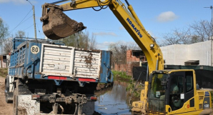 Luján: Avanzan los trabajos de limpieza y reacondicionamiento del Arroyo Lanusse