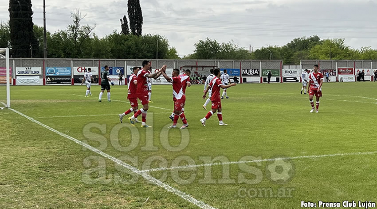 Luján reaccionó a tiempo y rescató un punto en casa
