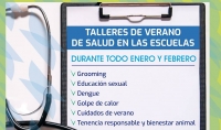 SE REALIZARAN TALLERES SOBRE SALUD DURANTE EL VERANO