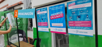 Se inauguró el nuevo centro vacunatorio que funcionará en la sede de ATE General Rodríguez
