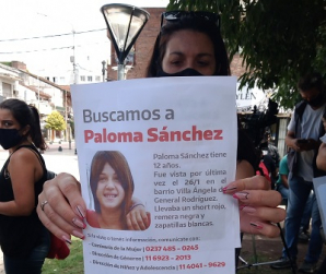 MOVILIZACIÓN POR PALOMA: MARCHA PARA EXIGIR SU PRONTA APARICIÓN