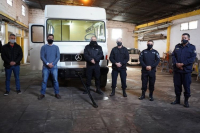 Municipio y Unidad N°5 con trabajo en conjunto logran construir una nueva posta policial móvil