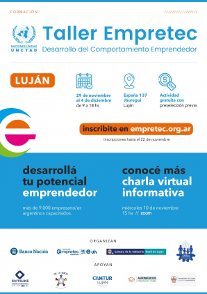 ¡Vuelve el #TallerEmpretec en su modalidad presencial!