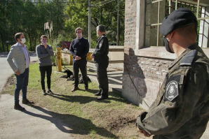 Avanza la construcción de la nueva base operativa del GAD en Jáuregui