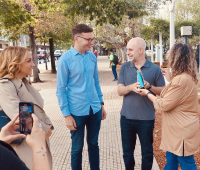 AHORA: Larreta ya está en Luján junto a vecinos