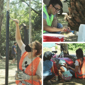 Programa Juventudes Solidarias: jornada de trabajo en el barrio San Emilio