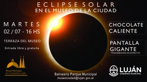 ECLIPSE EN LUJÁN: INVITAN A PARTICIPAR DE LA JORNADA EN EL MUSEO