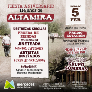 Este sábado se vivirá una gran fiesta popular y musical en Altamira