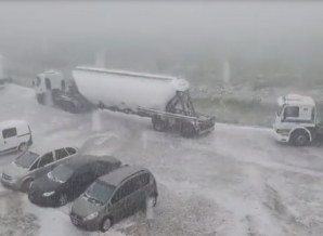 Fuerte granizo y temporal en General Rodríguez