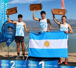 La Cabra Poza tercero en el sudamericano de trail