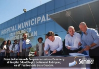 FIRMA DE CONVENIO DE COOPERACIÓN ENTRE EL SOMMER Y EL HOSPITAL ODONTÓLOGICO DE GENERAL RODRÍGUEZ