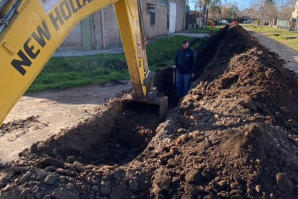 Mercedes: Avanza otra obra de agua corriente