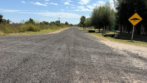 San Andrés de Giles: Finalizó la colocación de rap en calle Alem sur