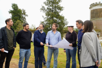 Ustarroz recibió a Katopodis y recorrieron importantes obras en Mercedes