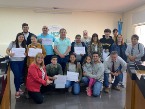 El HCD de Giles reconoció a estudiantes por su participación en “Jóvenes y Memoria”