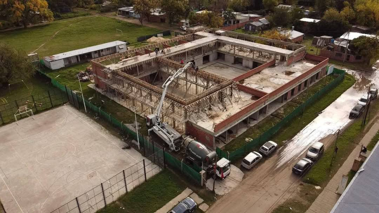 General Rodríguez: Avanza la obra de la Escuela Primaria N°24