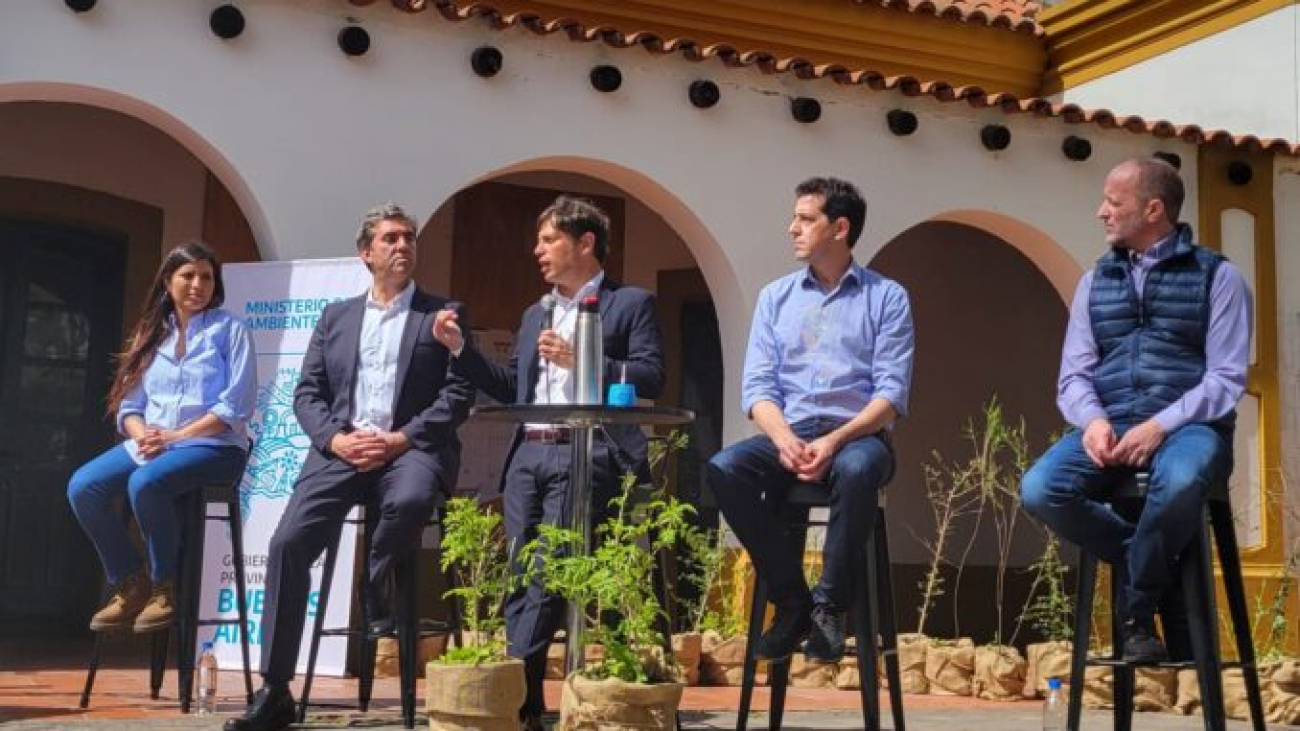 Kicillof lanzó en Luján la línea ambiental del programa Municipios de Pie