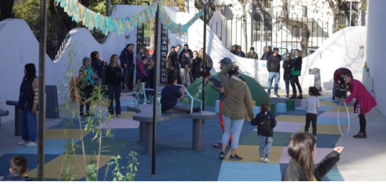 Se inauguró Plaza El Patio en Mercedes
