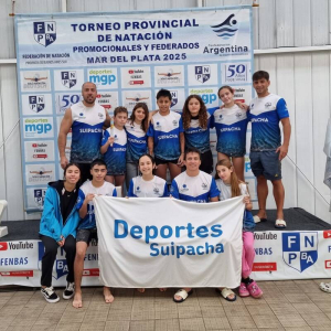 Exitoso fin de semana para la natación suipachense