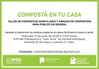 TALLER DE COMPOSTAJE EN GENERAL RODRIGUEZ