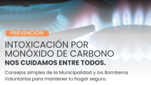 San Andrés de Giles: El Municipio y Bomberos Voluntarios lanzan una difusión conjunta de prevención contra el monóxido de carbono