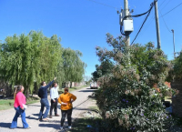 Finalizan obras de energía eléctrica en el barrio Mutti
