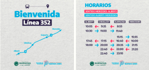 Esperada noticia: vuelven los colectivos a Suipacha