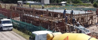 Avanza la obra de la Escuela Secundaria del barrio La Campanilla de General Rodríguez
