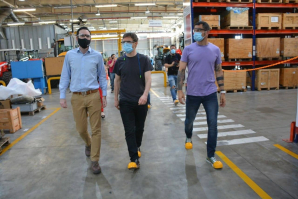 EL INTENDENTE Y EL MINISTRO DE PRODUCCIÓN BONAERENSE RECORRIERON EMPRESAS DEL DISTRITO