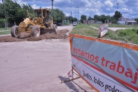 LUJAN: SE REANUDAN LOS TRABAJOS EN EL BARRIO AMEGHINO